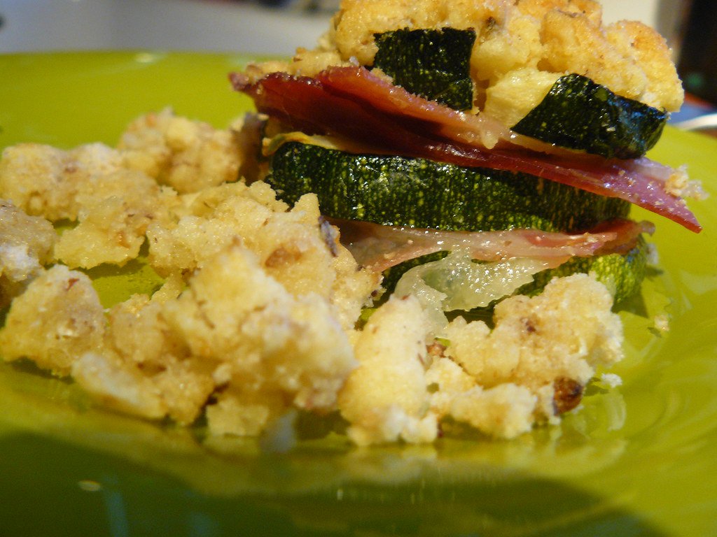 Crumble de courgettes