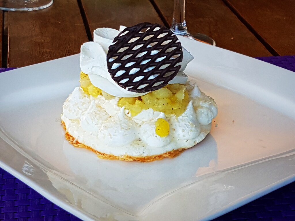 Pavlova à l’ananas