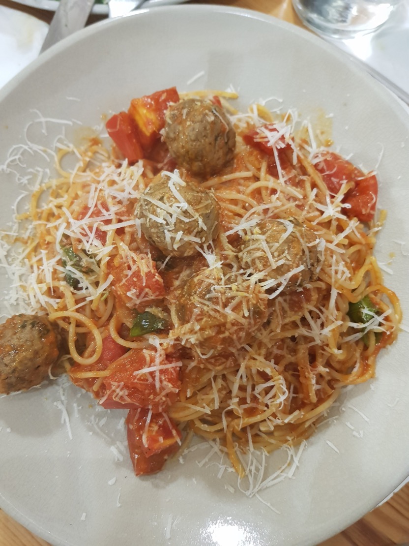 Spaghetti aux boulettes de viande