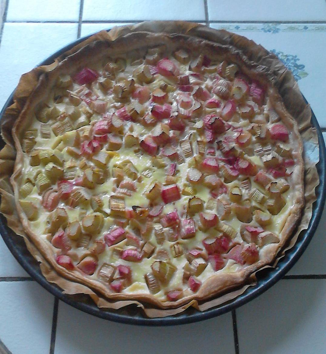 Tarte à la rhubarbe