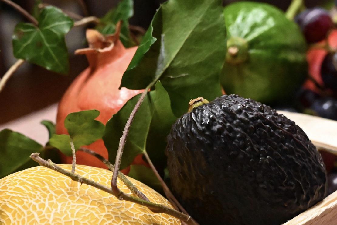 Assiette de grenade et d’avocat