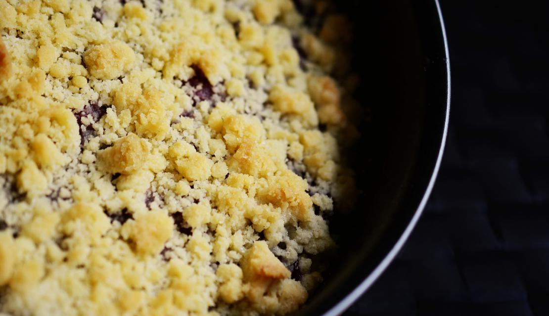 Streusel brownie