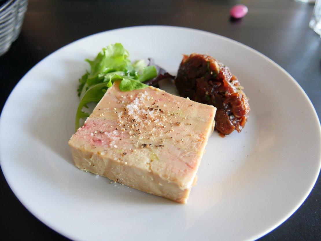 Terrine de foie gras au Gewürztraminer